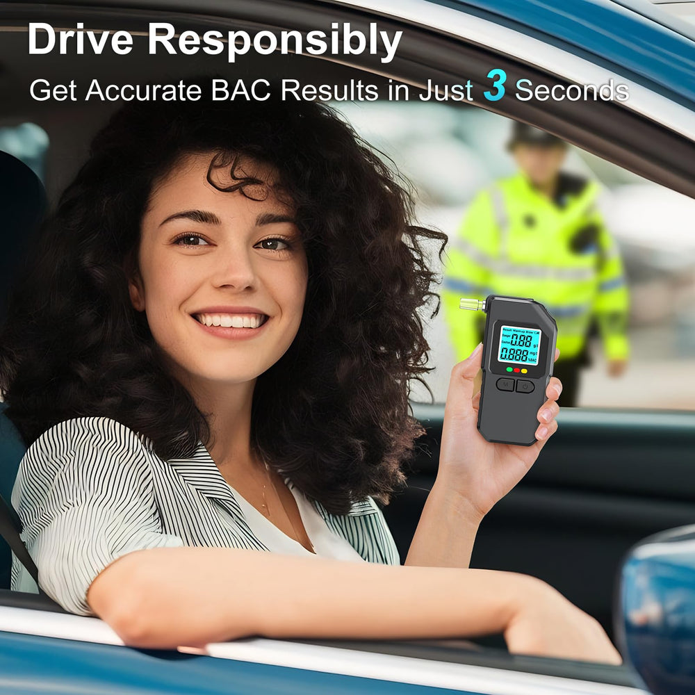 Prypug Breathalyzer ideal for parties and on-the-go testing.