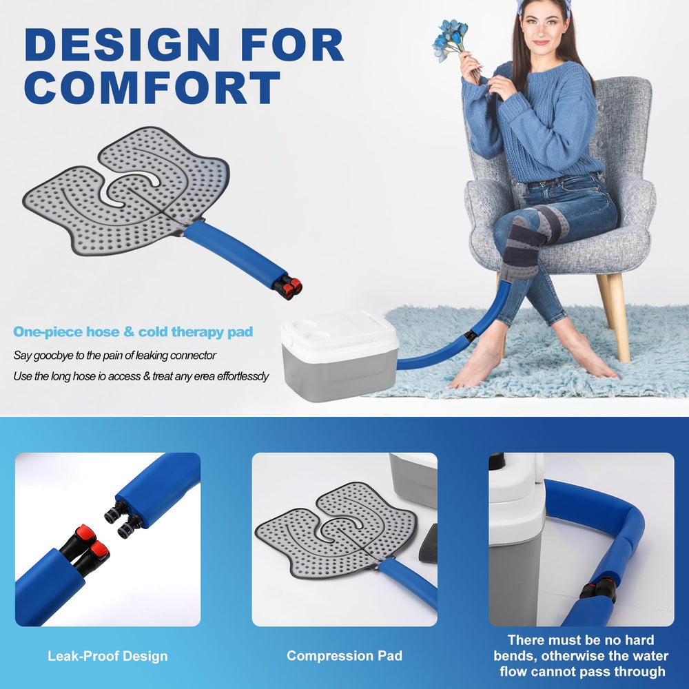 Pryqutia knee therapy pads offer conforming fit and targeted cooling