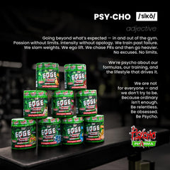 Psycho Pharma Edge of Insanity flavors collection highlights eight options