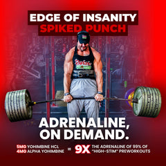 Edge of Insanity scoop dispensing shows precise serving for strong sessions