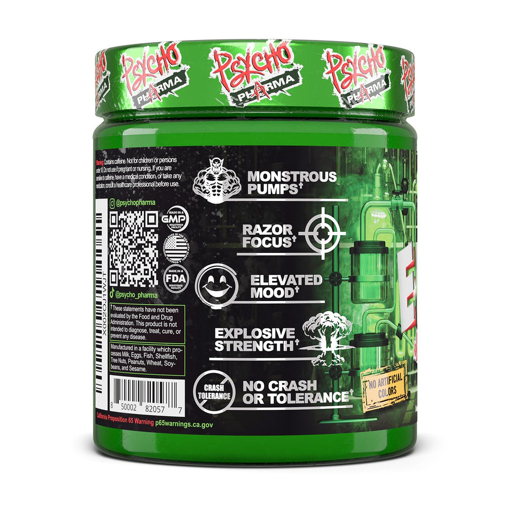 Psycho Pharma Edge of Insanity strong stimulant blend for focus