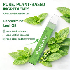 PUFFIAIR nicotine-free set supports non-smoke inhalation in everyday settings.