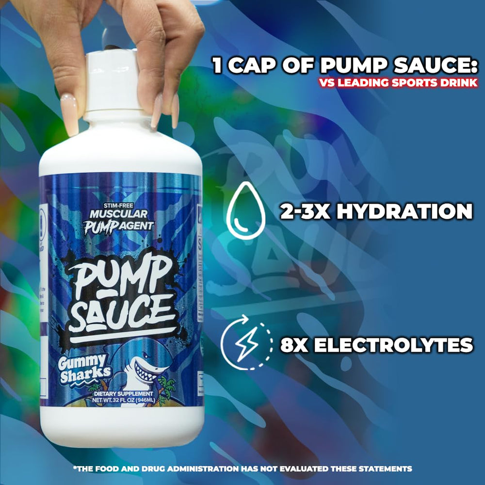 Pump Sauce vibrant liquid drip demonstrates easy dosing and immediate visibility.