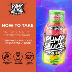 Pump Sauce Watermelon Margarita bottle displaying gluten-free vegan formula