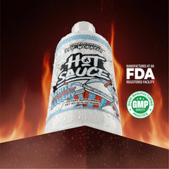 Pump Sauce White Cherry label emphasizes refreshing taste during sessions.