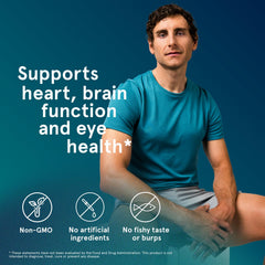 Puori Omega-3 lemon oil blend enhances fresh taste.