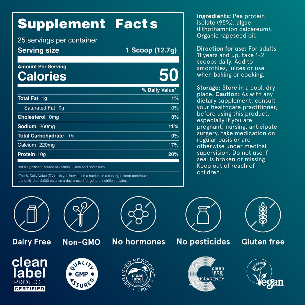 Plant-based protein ideal for vegan diets and active lifestyles.