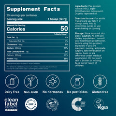Plant-based protein ideal for vegan diets and active lifestyles.