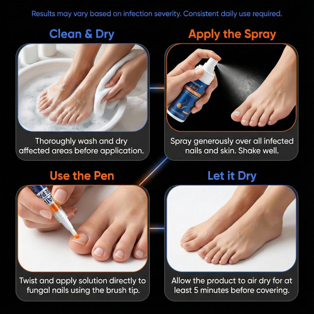 PUPCA damaged nail repair solution supports healthier looking nails.