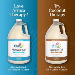 PURA 1st Arnica Therapy athlete recovery massage moment.