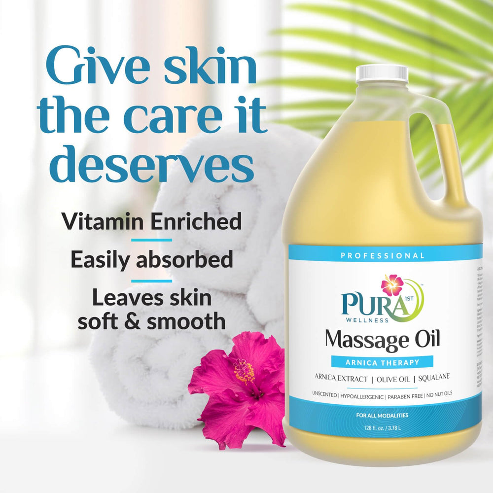PURA 1st Arnica Therapy oil is unscented and hypoallergenic for sensitive skin.