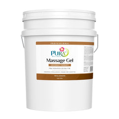 PURA 1st Coconut Therapy bottle pour for smooth massage sessions