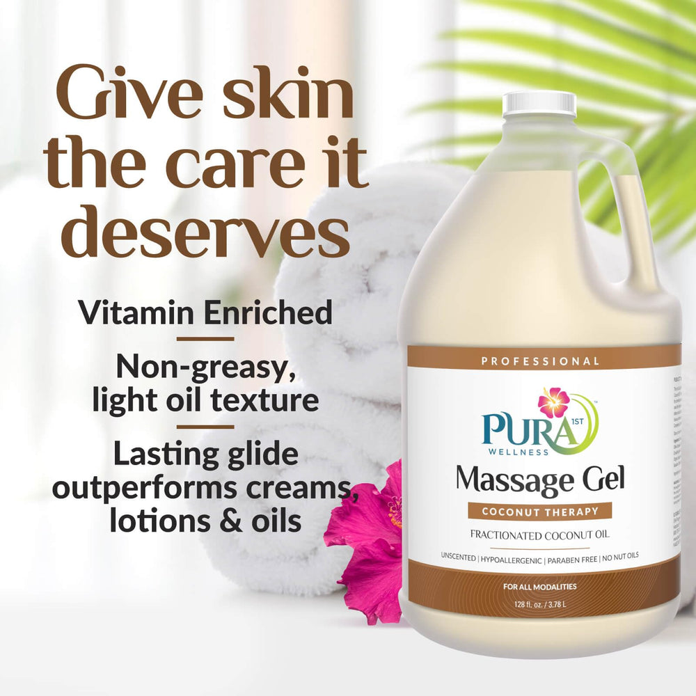 PURA 1st Coconut Therapy pump closeup for easy non greasy application