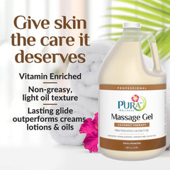 PURA 1st Coconut Therapy pump closeup for easy non greasy application