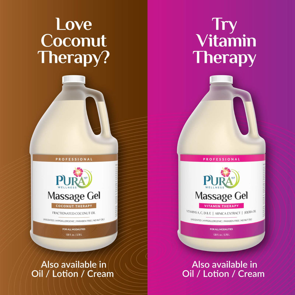 PURA 1st Coconut Therapy skin hydration closeup after massage