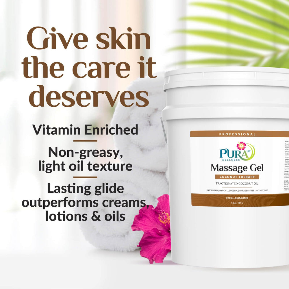 PURA 1st Coconut Therapy pump dispenses evenly for quick applications