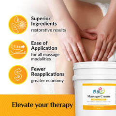 PURA 1st Deep Tissue Therapy 4oz jar for unscented, sensitive-skin care