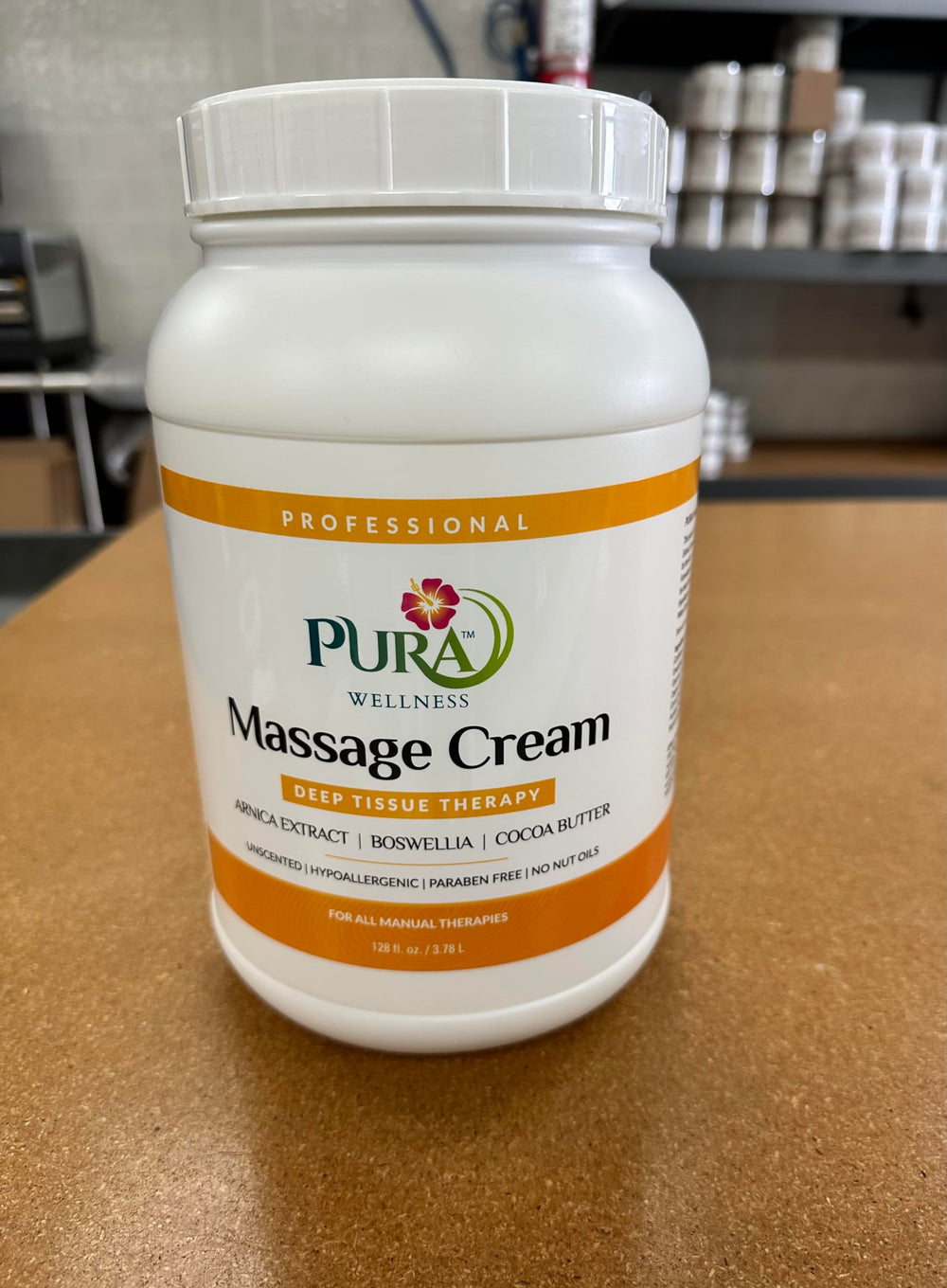 PURA 1st Deep Tissue Therapy non-greasy finish on skin.