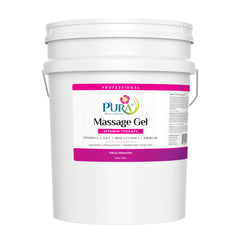 PURA 1st Vitamin Therapy massage gel bottle—8oz, ideal for clinics.