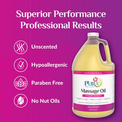 PURA 1st Vitamin Therapy used in a professional massage therapy session