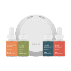 Pura 4 diffuser front view for a sleek, modern presence