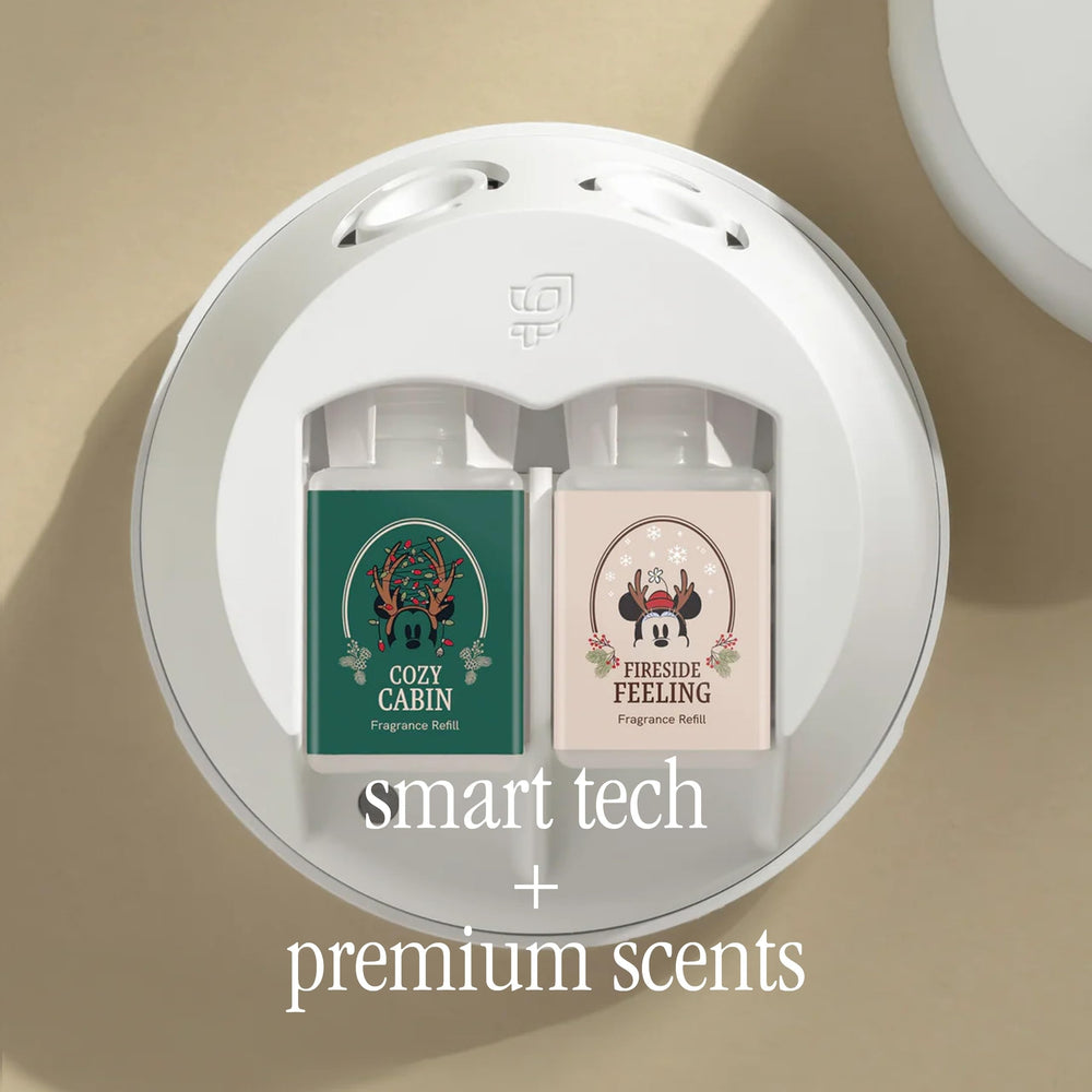 Pura 4 smart diffuser shown in cozy home for customizable ambiance.