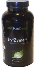 Puradyme LiyfZyme bottle front view for plant-based digestion support
