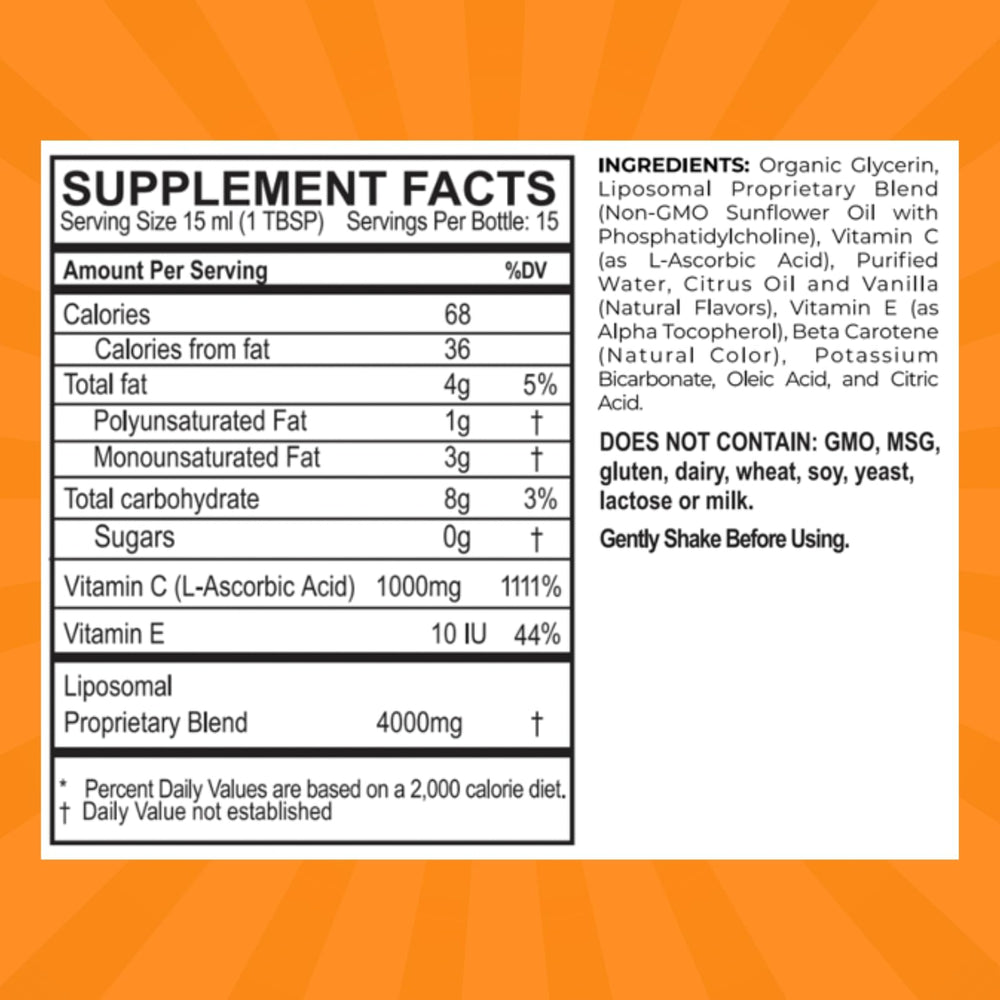 PURALITY HEALTH Vitamin C label close-up emphasizes 1000mg per serving