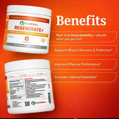 PurAthlete Regenerate+ athlete recovery scene conveys steady energy and calm focus.