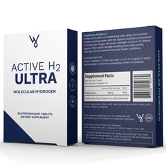 Purative Active H2 Ultra+ tablet dissolving in water for rapid hydrogen delivery