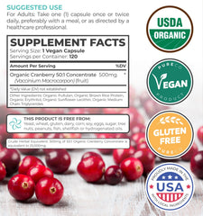 Pure Co Cranberry Pills fresh cranberries visual evokes natural flavor and farm-sourced goodness.