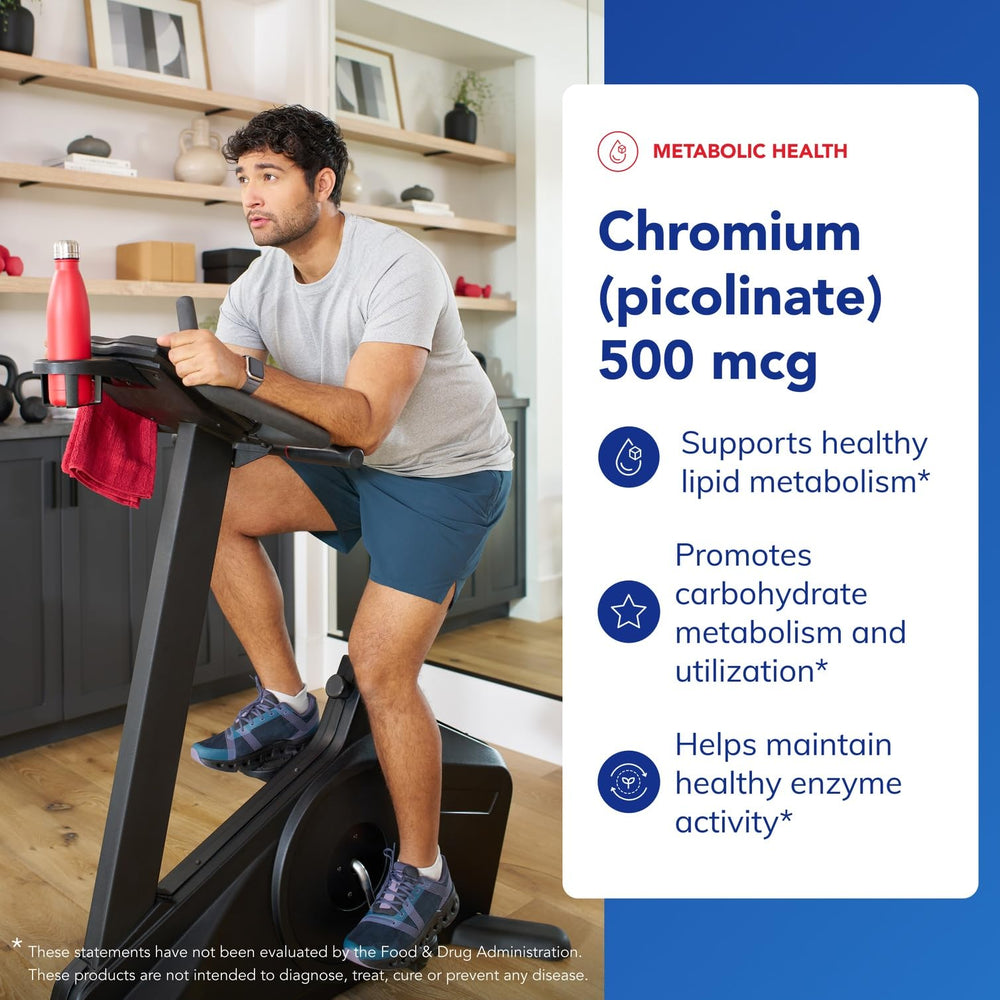 Pure Encapsulations gluten-free vegan label for chromium product