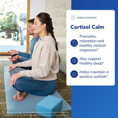 Pure Encapsulations Cortisol Calm label highlights herbal blend