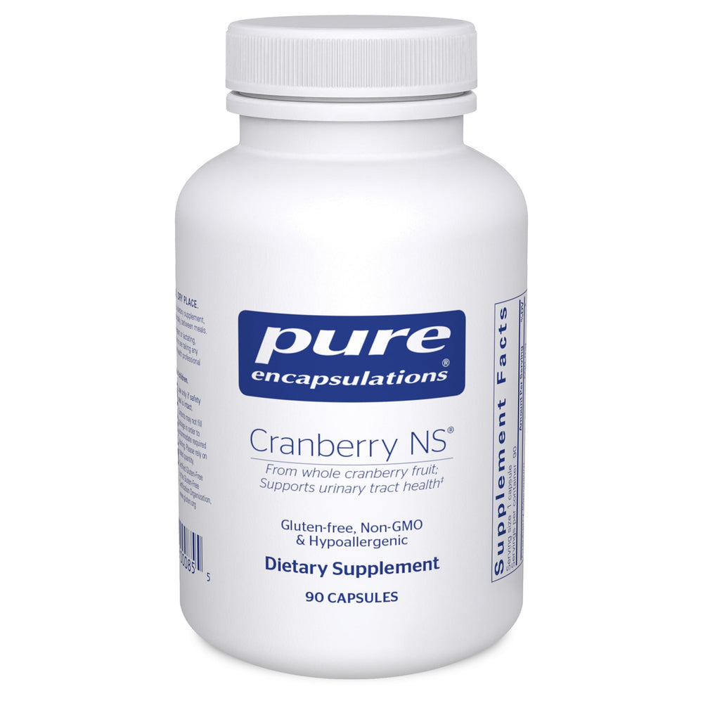 Pure Encapsulations Cranberry NS bottle for urinary health support.