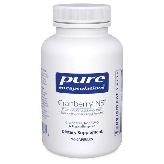 Pure Encapsulations Cranberry NS bottle for urinary health support.