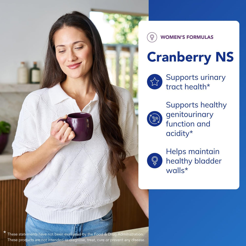 Pure Encapsulations Cranberry NS capsules closeup showcases easy-to-swallow design.