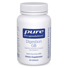 Pure Encapsulations Digestion GB bottle front showing capsule formula for meals