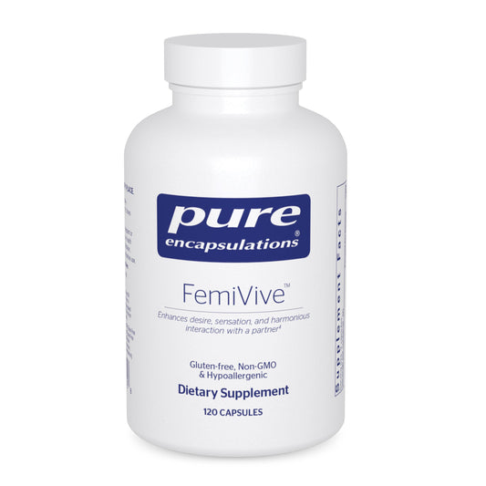 Pure Encapsulations FemiVive bottle for easy daily wellness use