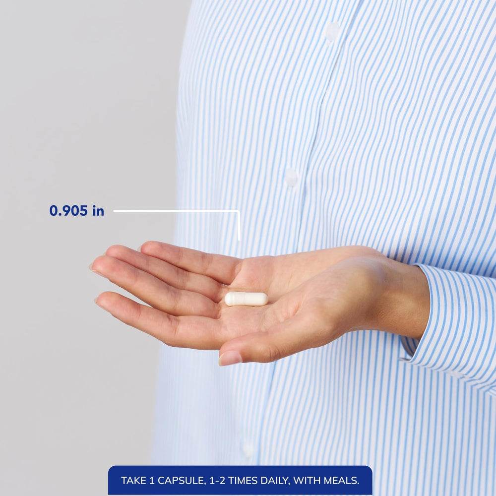 Pure Encapsulations Glucosamine Sulfate capsules arranged for contrast.