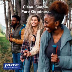 Pure Encapsulations Inositol powder backdrop evokes a clean, allergen-free supplement.