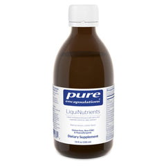 Pure Encapsulations LiquiNutrients bottle front view for daily wellness.