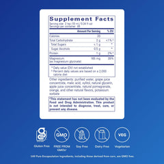 Magnesium Glycinate Liquid pour showing convenient meal-time dosing.