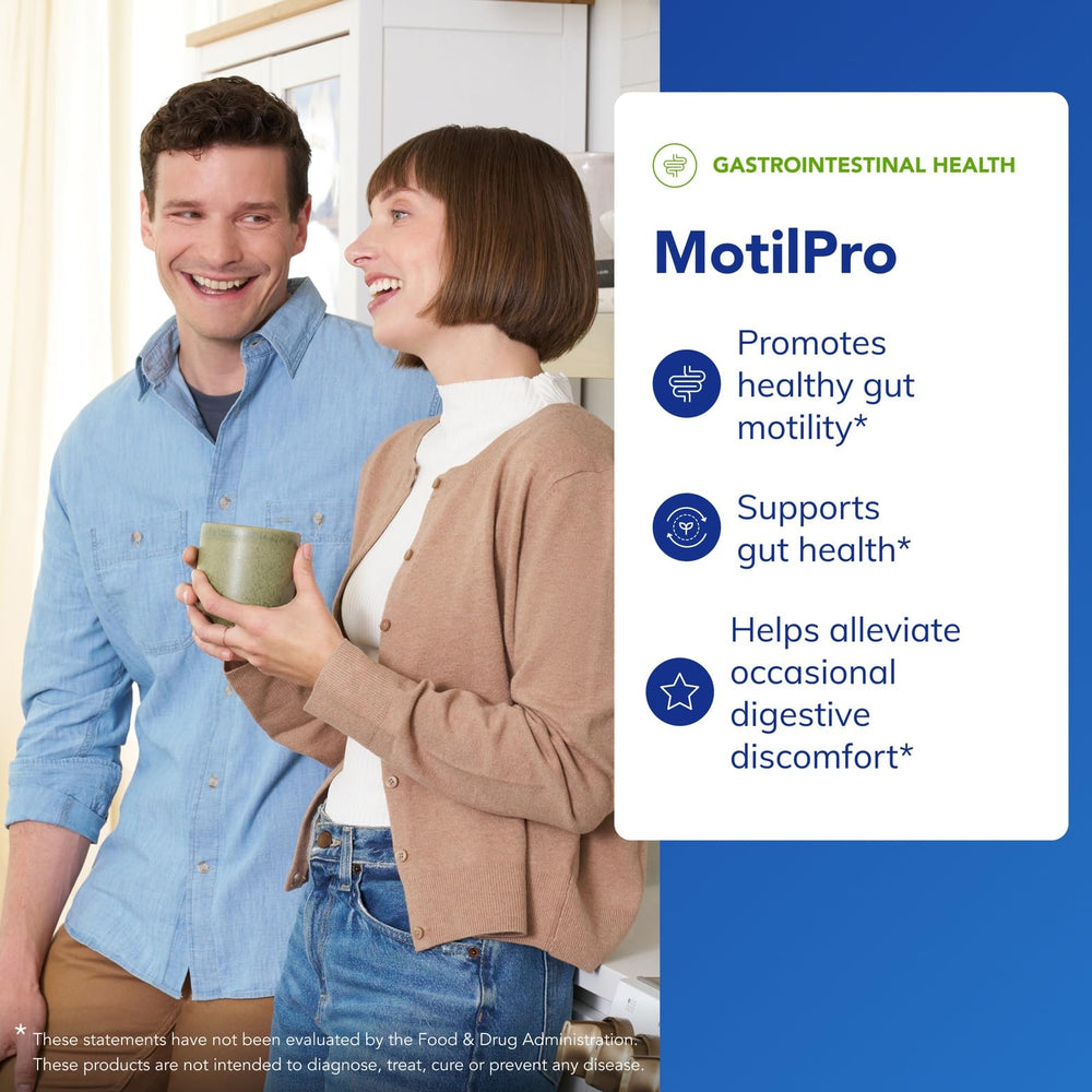 MotilPro ingredients panel highlighting premium, allergen-free formulation