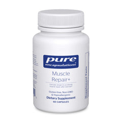 Pure Encapsulations Muscle Repair+ bottle offering convenient recovery support for active lifestyles