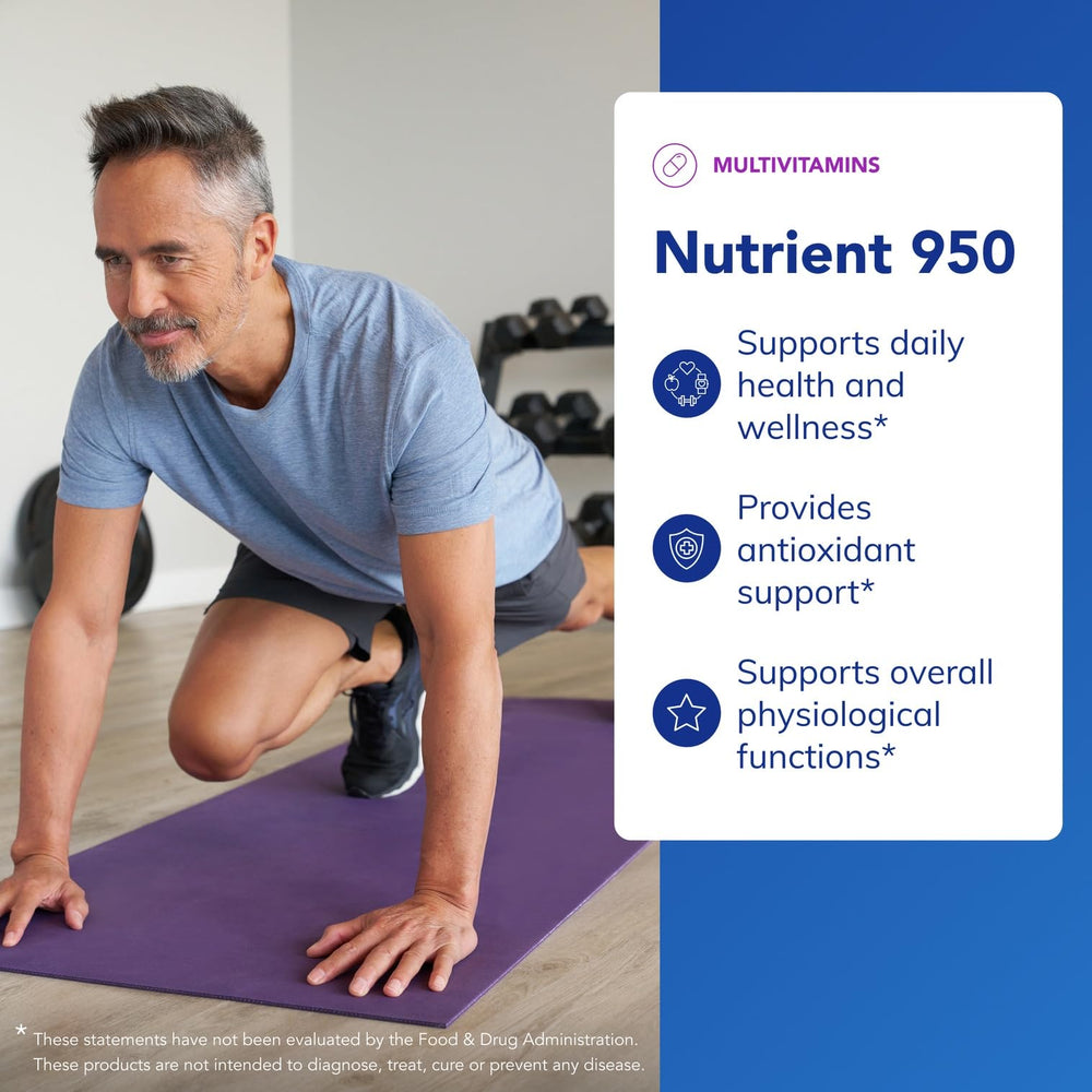 Nutrient 950 capsules for broad physiological support