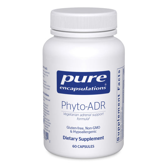 Pure Encapsulations Phyto-ADR bottle front view for easy daily use.