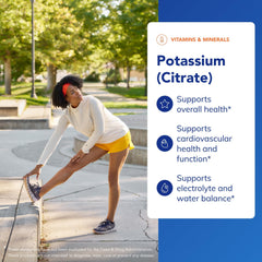 Pure Encapsulations Potassium Citrate label detail highlights allergen-free formulation.