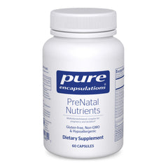 Pure Encapsulations Prenatal bottle pour for easy daily dosing during pregnancy