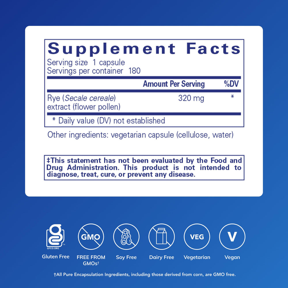 Pure Encapsulations ProstaFlo capsules close-up for convenient daily use.