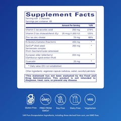 Pure Encapsulations PureDefense NAC label highlights clean ingredients.
